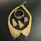 Feather Shape Jewelry Set