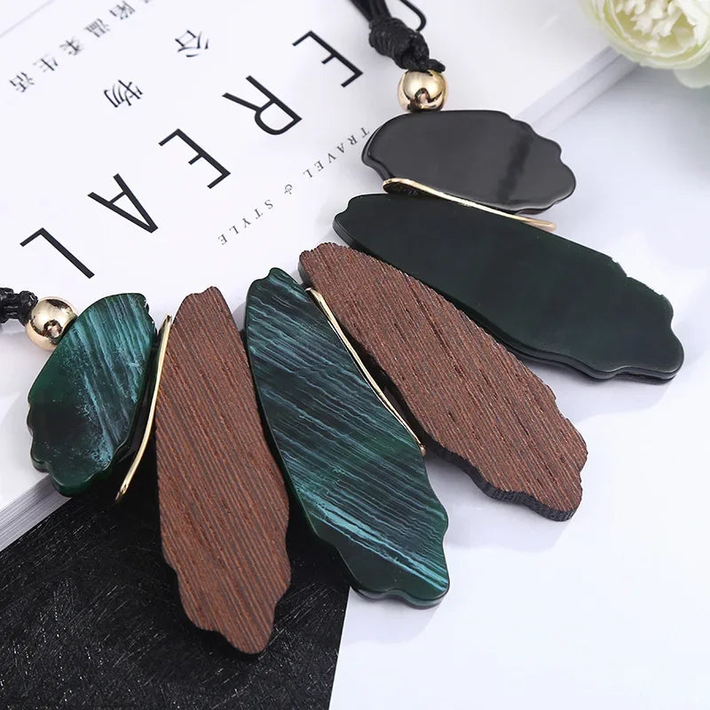 Korean Leaves Necklace