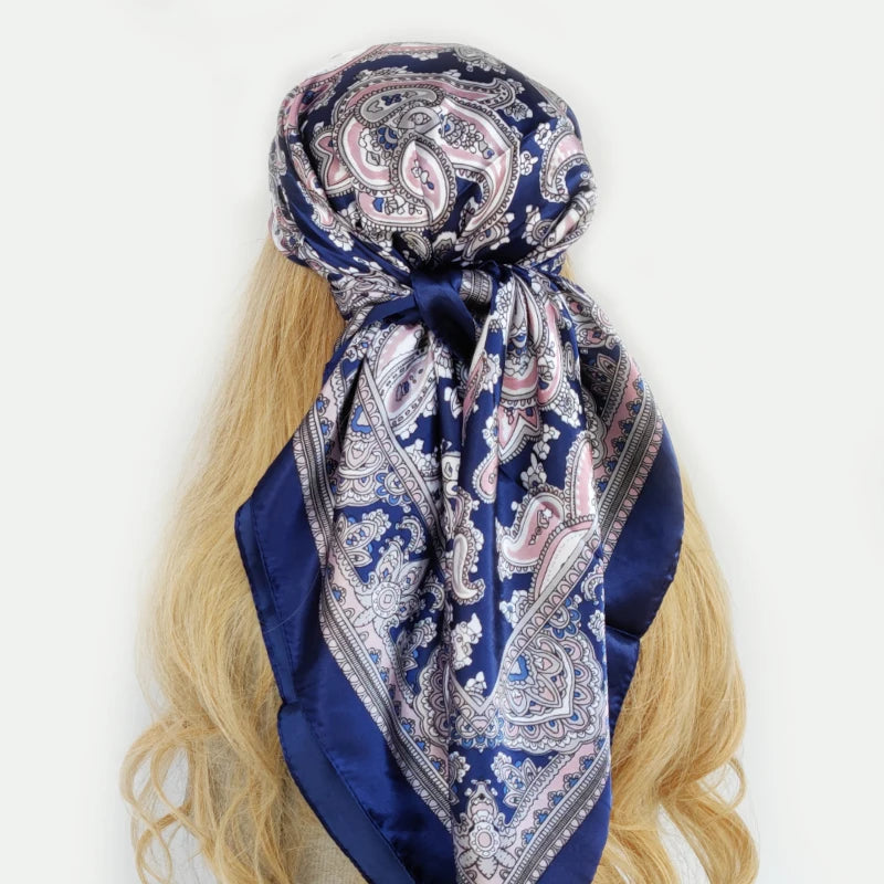 Bandanna Silk Muffler Scarf