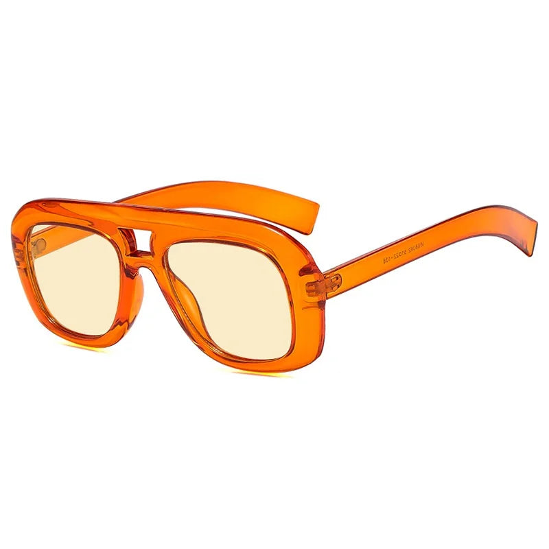 Orange Gradient Ladies Sexy Driving Outdoor UV400  Sunglasses
