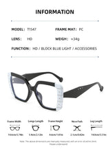 Rivet Punk  Anti Blue Light Optical Glasses