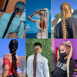 Long Braided Ponytail Hair Extension