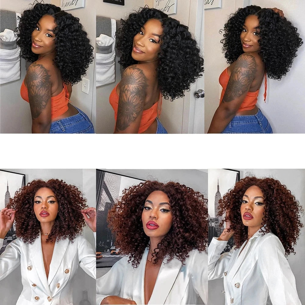 Curly Bob Synthetic Hair Wig