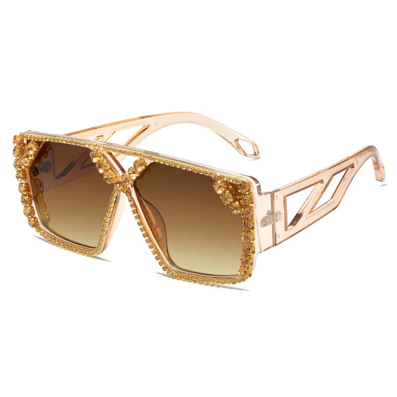 Oversized Luxury Square Sunglasses