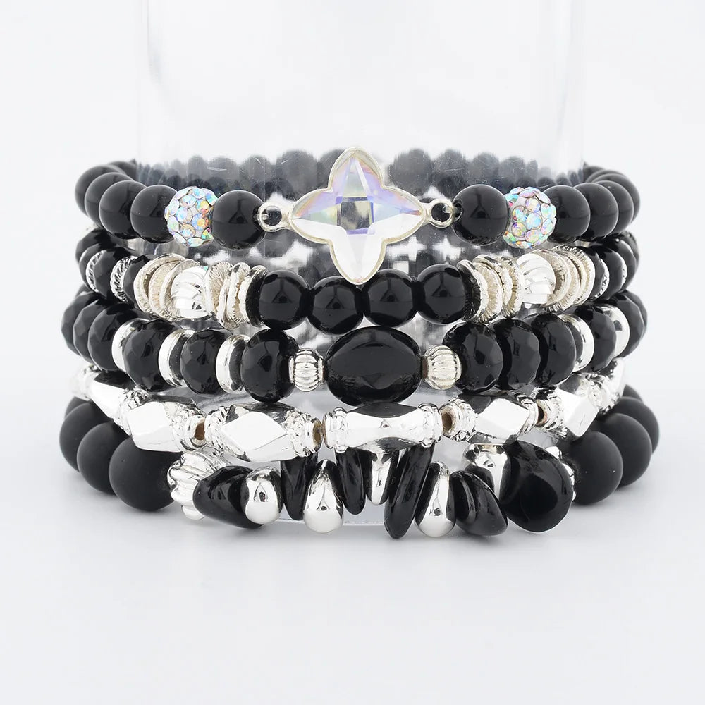 Crystal Bead Stone Bracelet