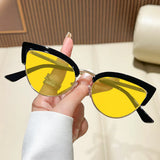 Metal Cat Eye Night Vision Sunglasses