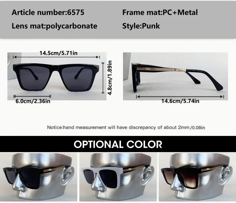 Information of Square Punk UV400 Cycling Sports Sunglasses