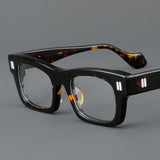 Splicing Retro Thick Board Glasses Presbyopia and Myopia Customized