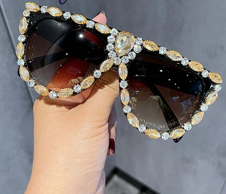 Vintage Rhinestone Sunglasses