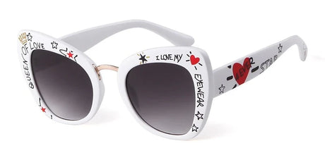 Retro Oversized Cat Eye Sunglasses