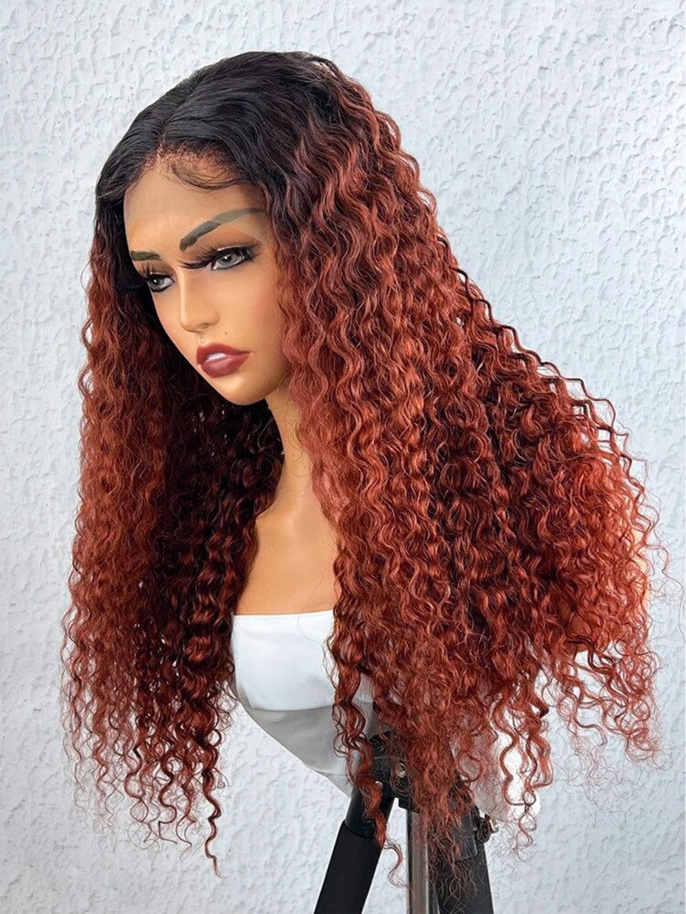 Afro Curly Ombre Wig