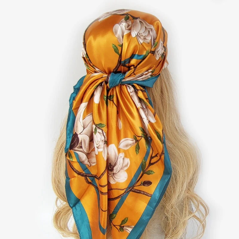 Bandanna Silk Muffler Scarf