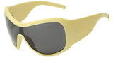 Beige Oversized Gradient Sexy Sunglasses