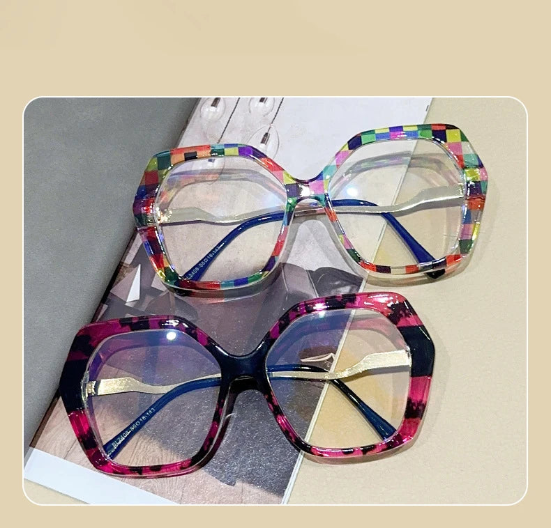 Polygon Optical Reading Eyeglasses