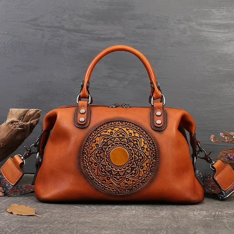 Retro Handmade Bohemian Leather Handbag