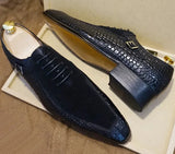 Crocodile Prints Leather Shoes