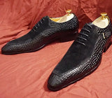 Crocodile Prints Leather Shoes