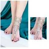 Diamond-Studded Anklet