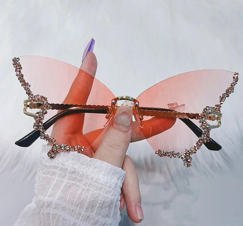 Diamonds Butterfly Sunglasses