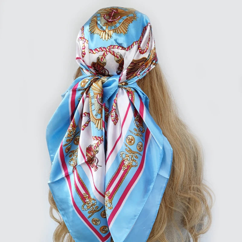 Bandanna Silk Muffler Scarf