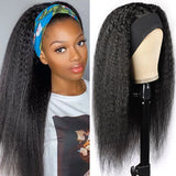 Brazilian Kinky Headband Human Hair Wig