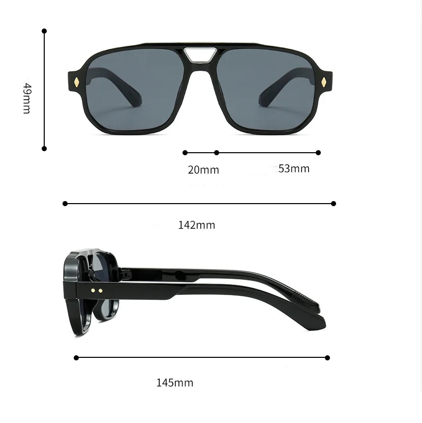 Size of Nearsighted UV Protection Myopia Lens Sunglasses