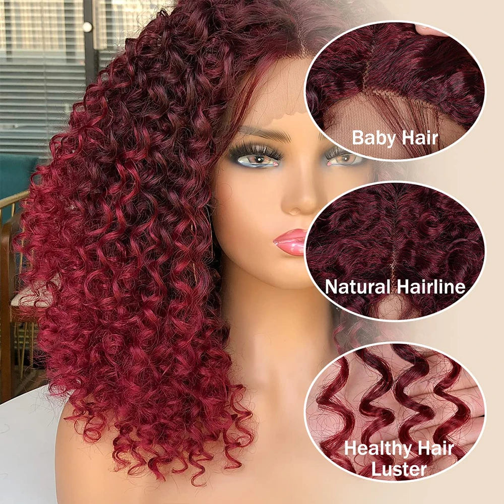 Curly Bob Synthetic Hair Wig