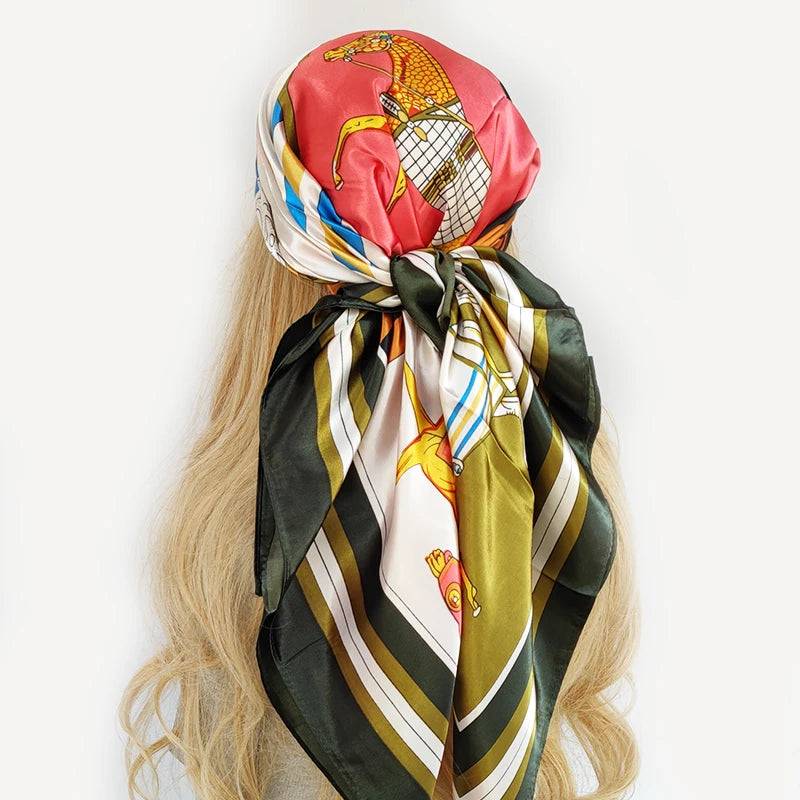 Bandanna Silk Muffler Scarf