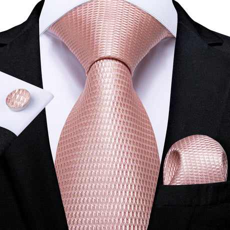 Plaid Classic 8cm Business Pocket Square Cufflinks