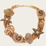 Sea Star Shell Retro Niche Style Necklace