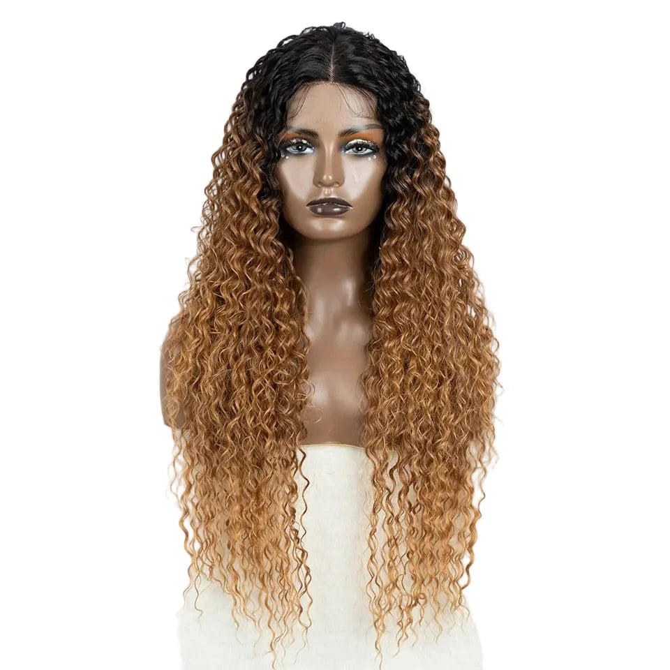30 Inch Noble Hair Long Wavy Synthetic Lace Wig