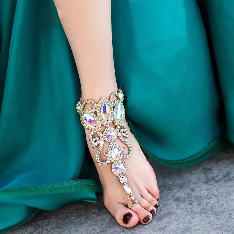 Diamond-Studded Anklet