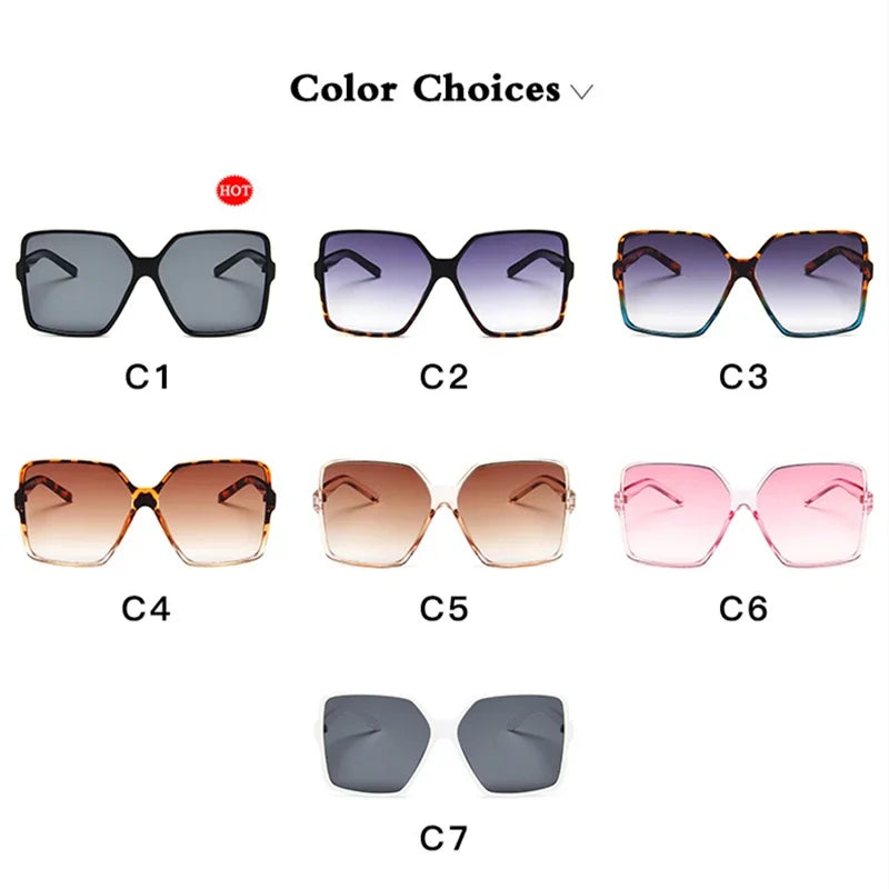 Trendy Vintage Gradient Sunglass