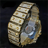 Iced Diamond Men Gold Watches