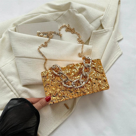 Luxury Gold Silver Bag