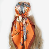 Bandanna Silk Muffler Scarf