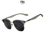 Semi Rimless Vintage Retro Polarized Sunglass
