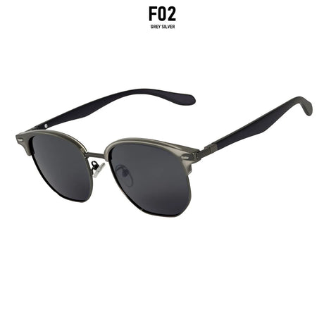 Semi Rimless Vintage Retro Polarized Sunglass
