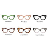 Collection of Sexy Cat Eye Optical Clear Lens Eyewear