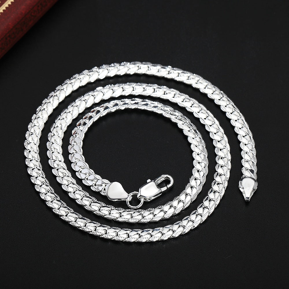 Sterling Silver Necklace Set