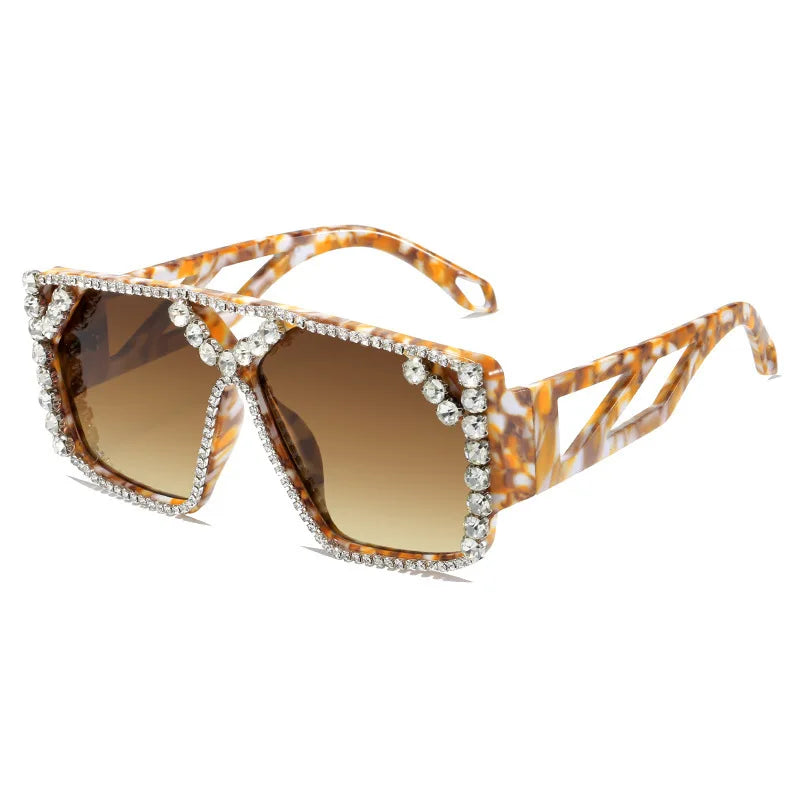 Oversized Luxury Square Sunglasses