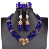 Nigerian Crystal Beads Necklace Set