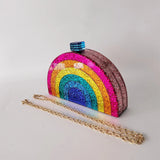 Colorful Rainbow Purse Handbag