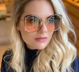 Luxurious Sunglasses Gradient Lens for Women