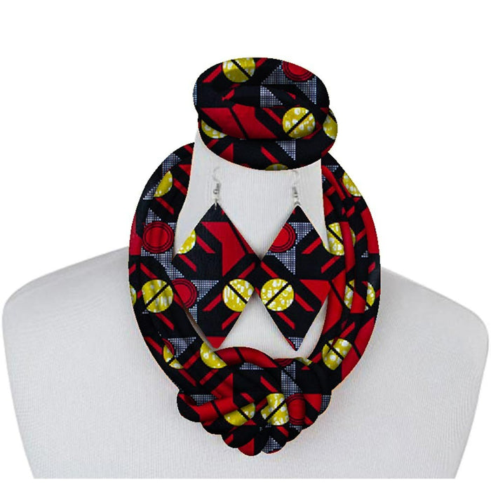 African Rope Necklace Set