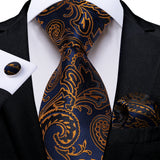 Plaid Classic 8cm Business Pocket Square Cufflinks