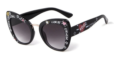 Retro Oversized Cat Eye Sunglasses