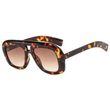 Leopard Gradient Ladies Sexy Driving Outdoor UV400  Sunglasses