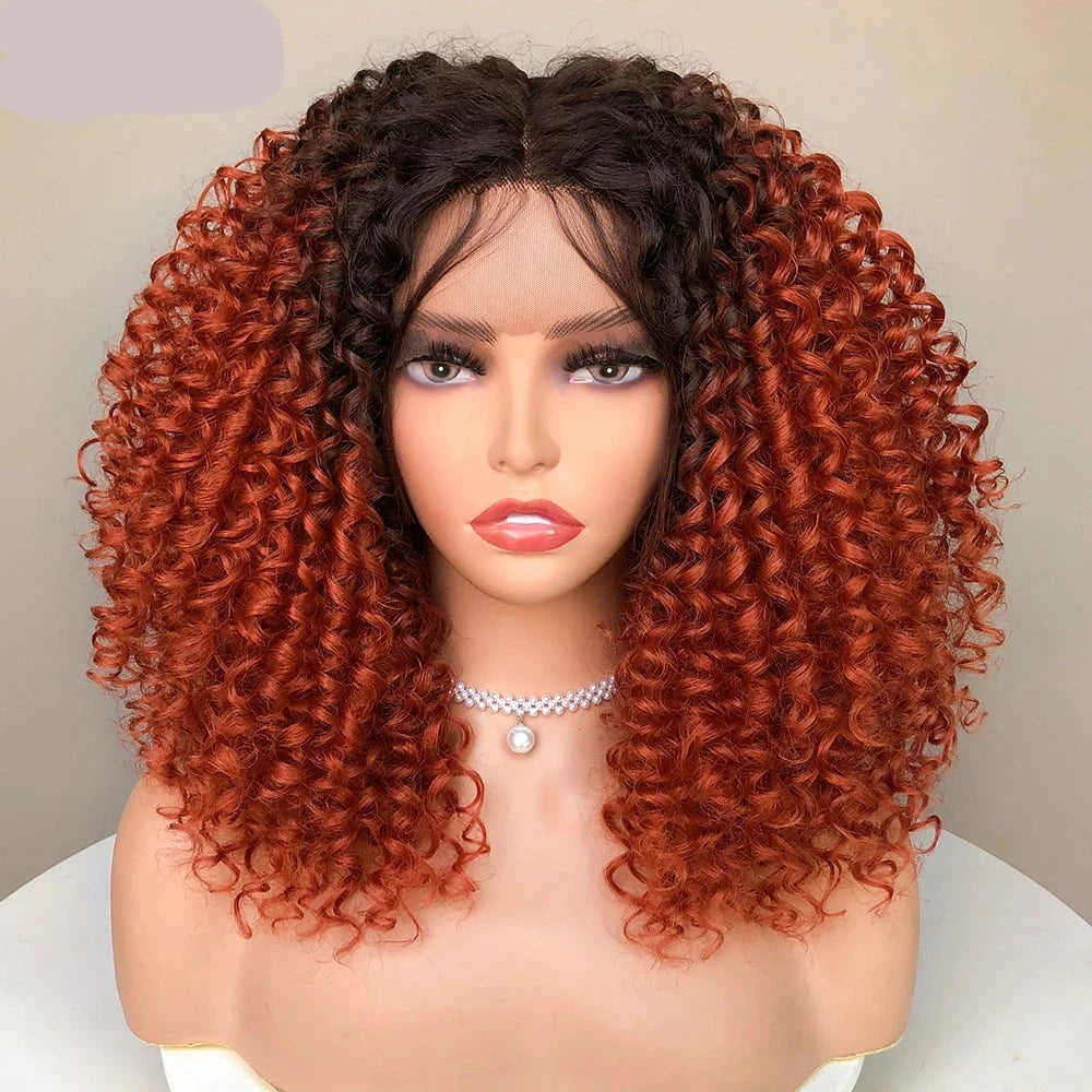 Kinky Curly Bob Synthetic Wig