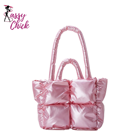 Shiny Cute Shoulder Bag Sassy Chick Logo